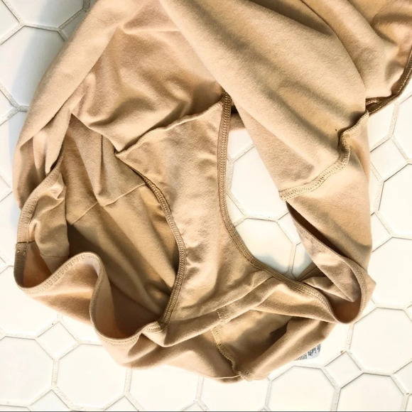 American Apparel Selena Gomez Nude Bodysuit Leotard L - Picture 6 of 7